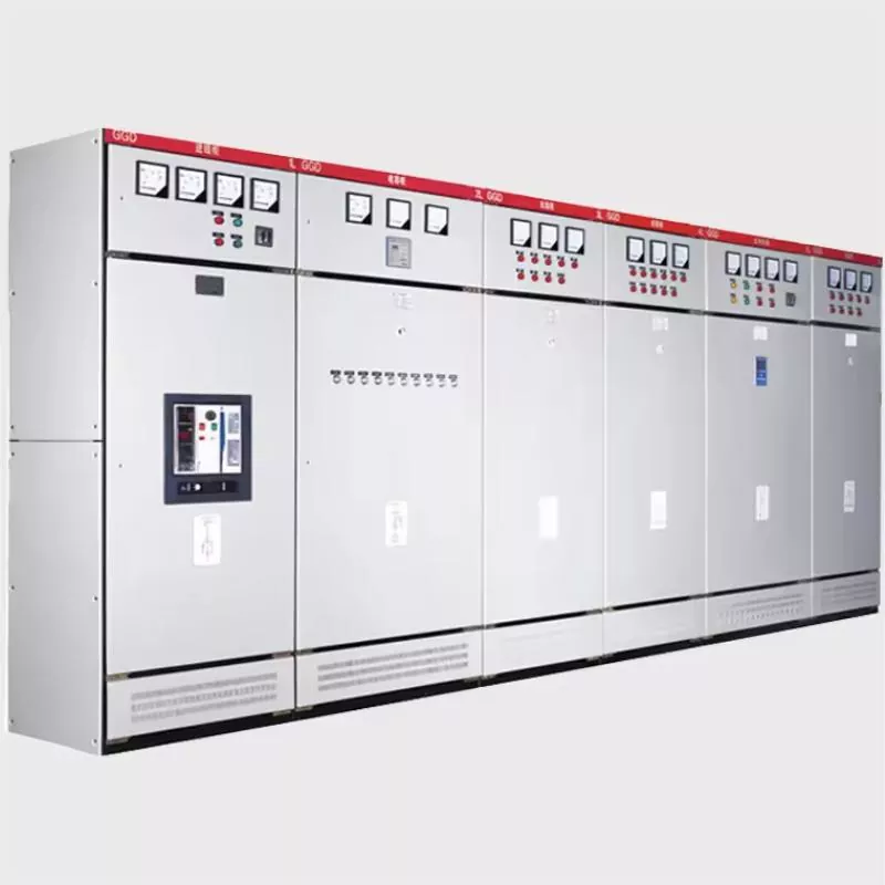 What are the functions of low-voltage cabinets in power systems?